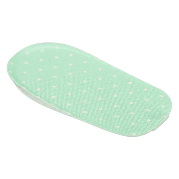 1,5 cm silikone gel indlægssåler højdeforøgelse fod orthotic bue støtte hæl puder grøn
