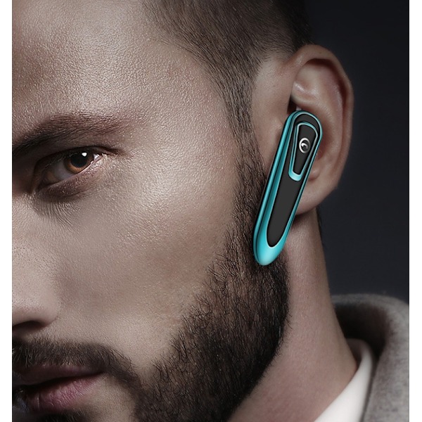Högteknologiskt Bluetooth-headset, trådlös hörsnäcka med stabil prestanda och kristallklart ljud, ergonomisk design för affärsresor
