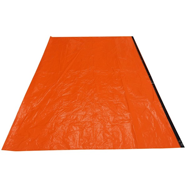 Reflekterande Termoskydd för Camping i Kallt Väder, Kompakt Förvaring och Portabel Design för Backpacking, Nödskydd Ger Skydd i Alla Väder,