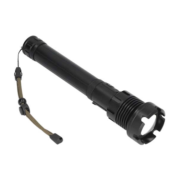 Ljusstark ficklampa 8000lm IP65 Vattentät Zoombar 2 Ljusfärger