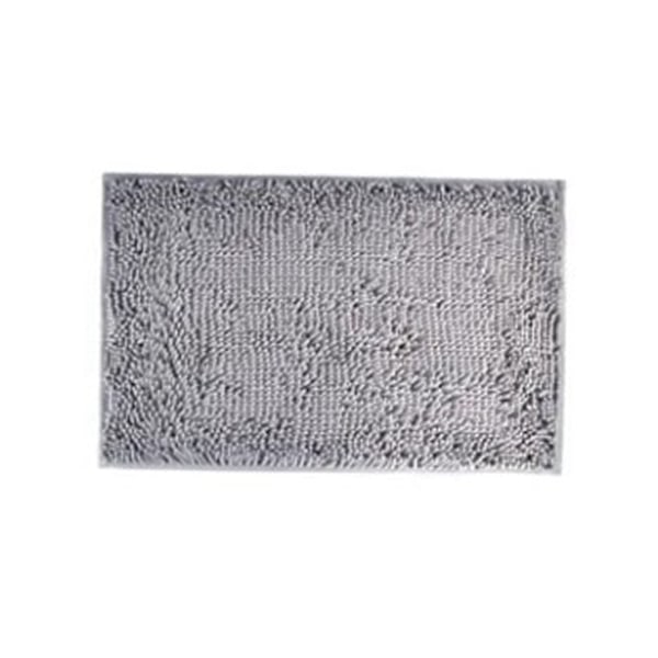 Maskintvättbara Badrumsmattor, Lyxiga Ryamattor för Badrum, 40X60CM, Mörkgrå, för Dusch- och Badutrymmen