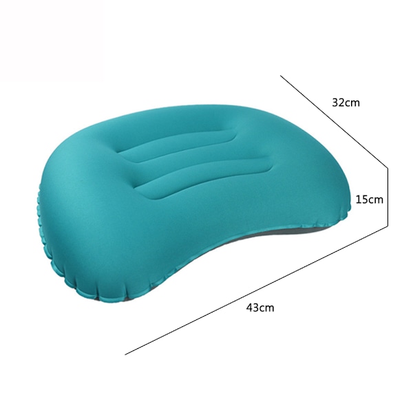Multifunktionell Kudde, Ergonomiskt Nackstöd med U-formad Design, Ultralätta Uppblåsbara Campingkuddar, Polyesterfibermaterial Erbjuder En