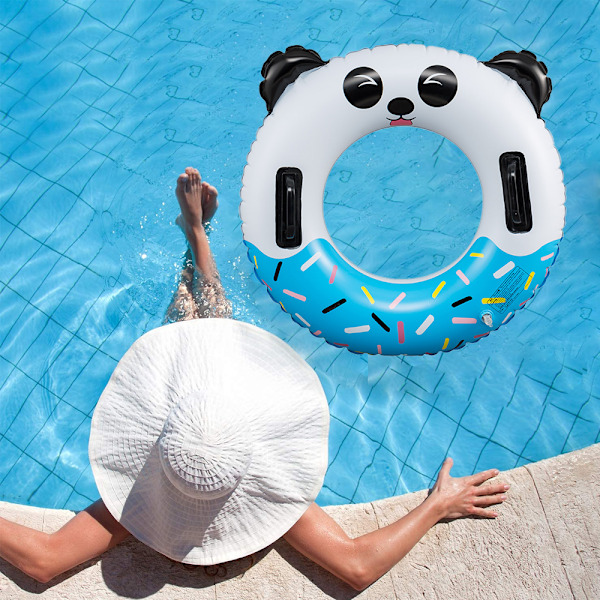 Uppblåsbara flytleksaker i vuxenstorlek, utsökt tryckprocess, miljövänligt förtjockat 0,3 mm PVC-material, premium pool- eller strandflytleksak för sommarlek