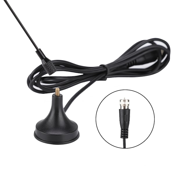 1,5 m 10db F-pää DVB-T VHF UHF -antenni Auton TV-antenni Sisäantenni Magneettiantenni