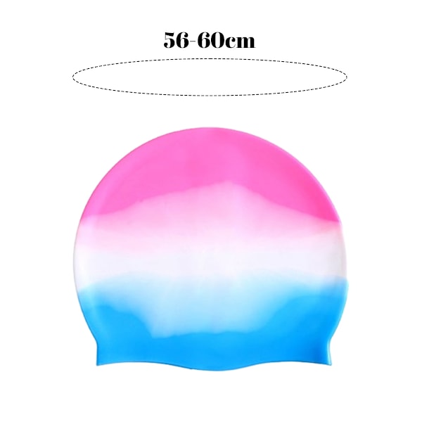 Halkfri Badmössa, Ergonomisk 3D-formad Design för Unisex, Stor Kapacitet för Hårskydd (1 st)