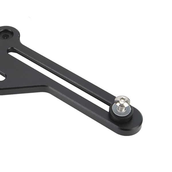 Par justerbart vindskjermfeste for motorsykkel, anodisert svart, erstatning for Tenere 700 XT700Z 2019‑2021