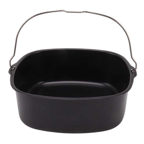 Kaktunna för fritöstillbehör i metall med non-stick-beläggning, bakform för kaktunna, fritöspanna med handtag