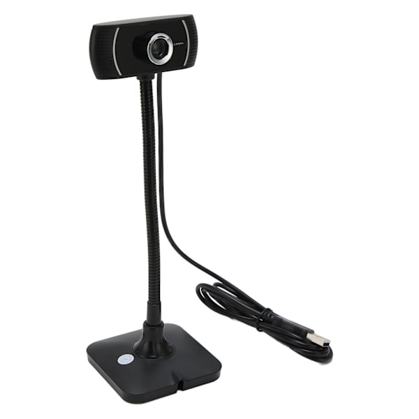 Webkamera HD manuell fokus Live Streaming Drive Free USB-kamera med mikrofon for datamaskinkonferansesamtaler 640x480