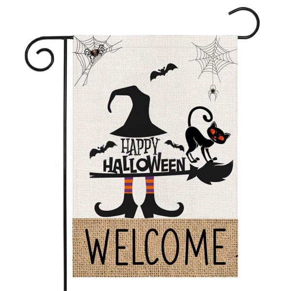 Trick or Treat Garden Flag Vertical Double Sided, Halloween Ya