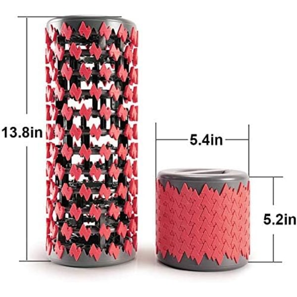 Effektiv Portabel Design Djupvävnadsmassagerulle, FDA-registrerad Medicinsk Apparat för Förbättrat Näringsflöde och Smärtlindring, 5,4\" Diameter