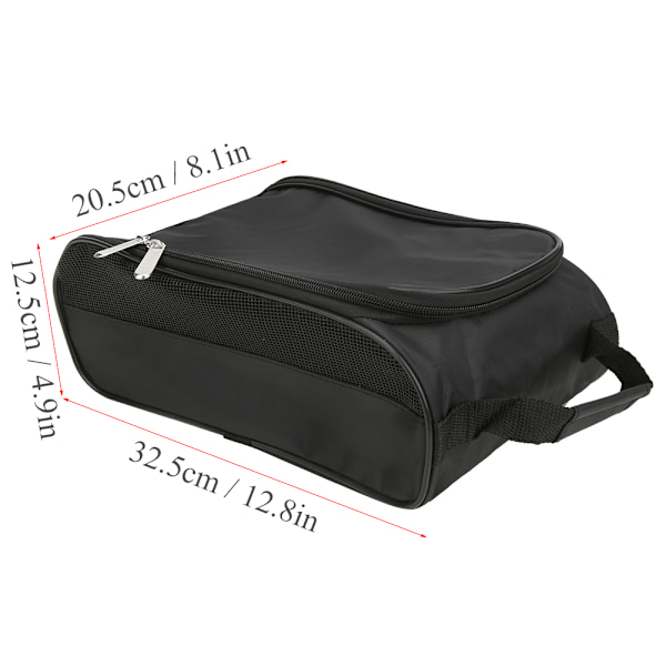 Nylon Golf Shoe Bag Portable Breathable Large Capacity Shoes Storage Bags Case Organizer