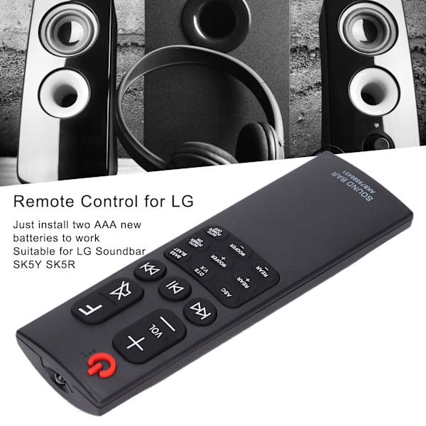 AKB75595401 Fjärrkontroll Ersättningsfjärrkontroll för LG SK5Y SK5R Soundbar
