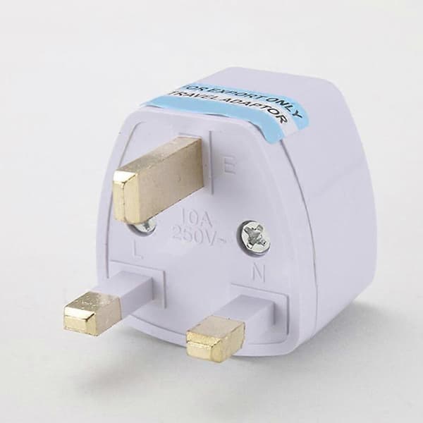 Omvandlingskontaktadapter brittisk specifikation 10A 1000W säkerhetskompatibel med resor