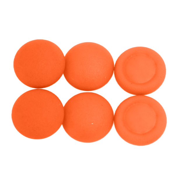 3D Joystick-knappskydd 6 i 1 Förhindrar Glidning Ersättnings Tumgrepp för PS5 Elite-kontroll Orange
