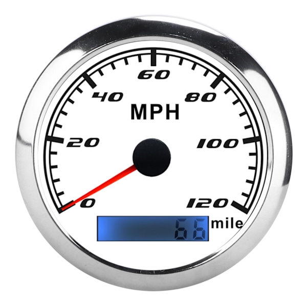 GPS Pointer Speedometer 120 MPH IP67 Vandtæt Rustfrit Stål Universal til Bil Lastbil Båd