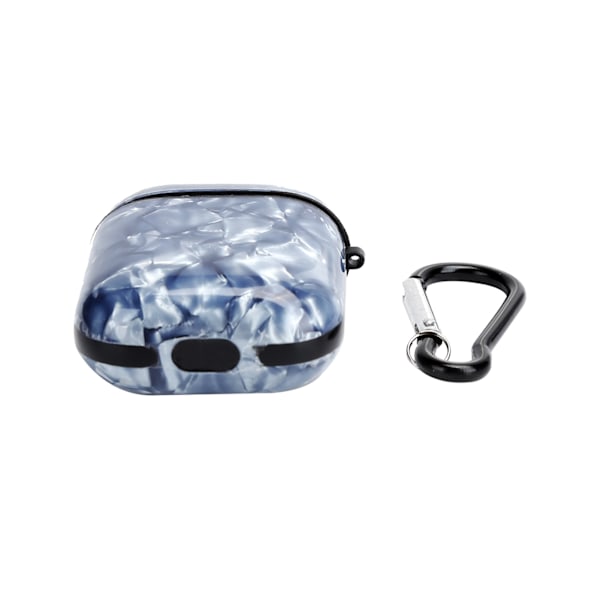 Dammtätt Skyddsskal Anti-Lost Hörlursfodral med Karbinhake för IOS Earbuds 2/1