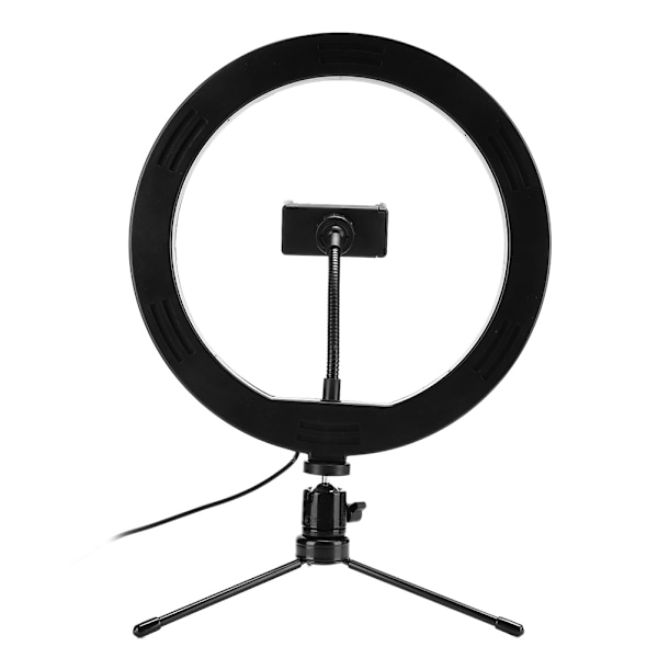 26cm Live Broadcast Ring Fill Light Universal Ballhead Desktop Bracket Mobiltelefonklämma Tillbehör