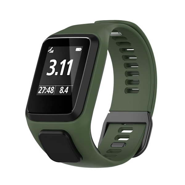 Yhteensopiva TomTom Smart -rannekkeen hihnan kanssa, yhteensopiva Tom Tom Runner23 Spark -silikonisen vedenpitävän vaihdettavan rannekkeen kanssa