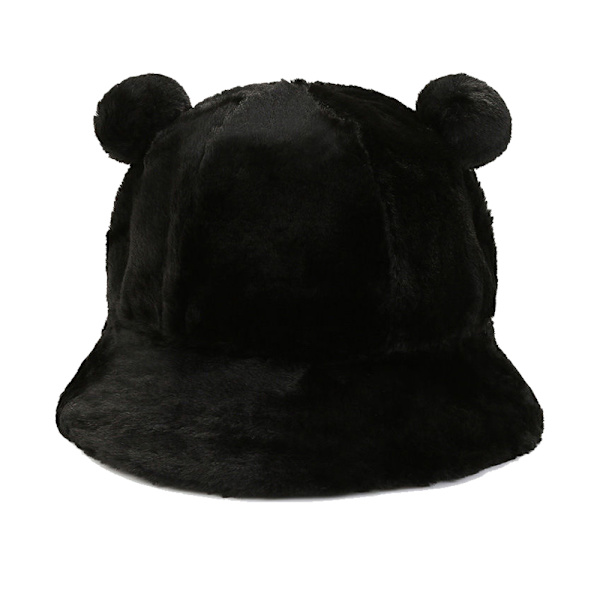 Bucket Hat med søt fiskerhatt Vinter Hold Varme Morsom