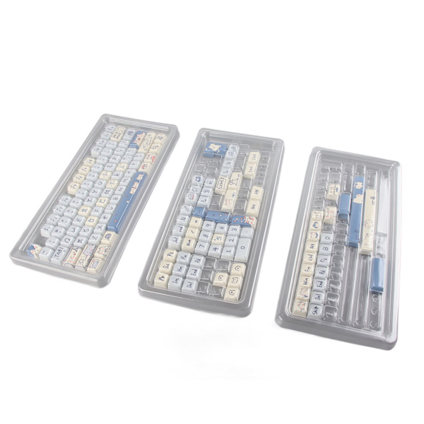 PBT-tastatur-taster 148 taster Dye Sublimering Ergonomiske rike farger Mekaniske tastatur-taster for PC-spill DIY