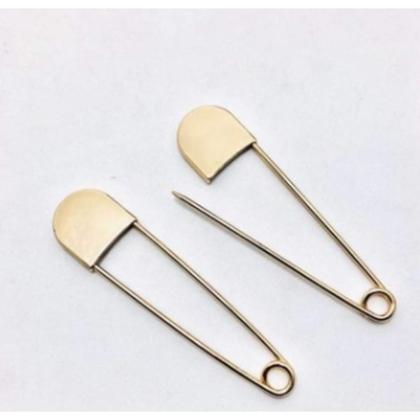 Metal Broche Pin Lapel Stick Pin Suit Tie Broche 2PCS