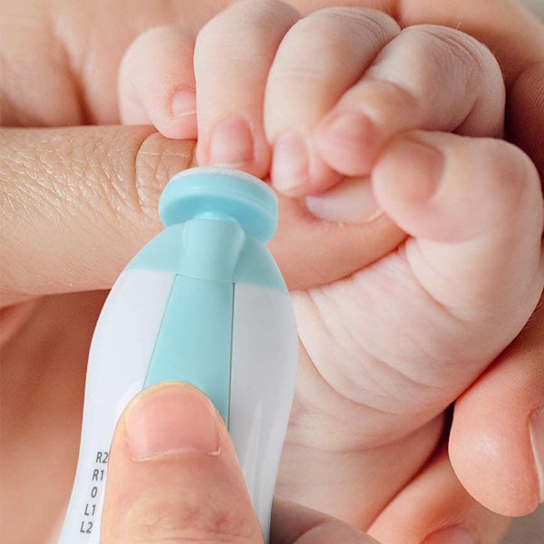 Elektrisk nagelklippare för bebis, säker nagelfil för nyfödda till