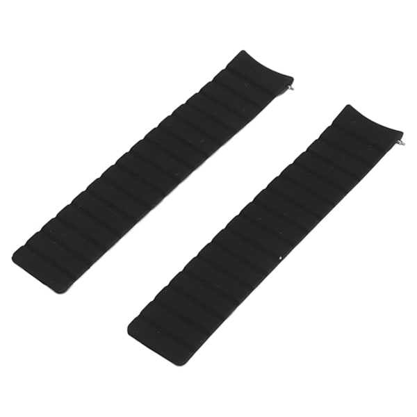 2 st klockarmband silikon universell magnetisk klockarmband för Amazfit GTR 3 3 Pro 22mm