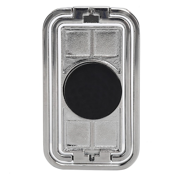 Finger Ring Mobiltelefon Hållare Stativ 360° Rotation Metall Ring Spänne MultiAngle Hand Grip(Silver )