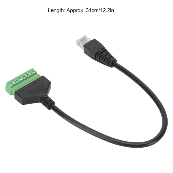 PVC RJ45 Han-stik til Grøn Ingen Svejseterminal Kort Linjekabeladapter Tilbehør