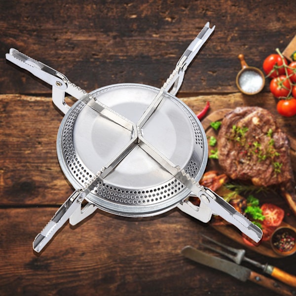 Utomhusbricka Brännande Bärbar Mini Camping Picknickspis Fällbar Picknickugn