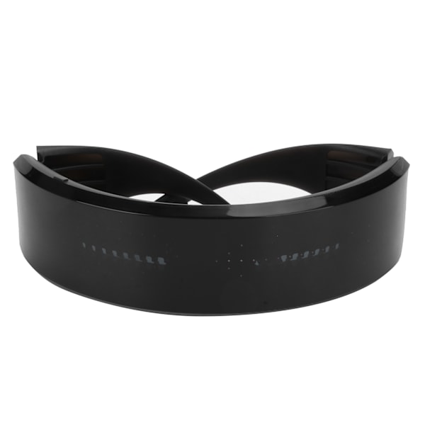 Svarta LED-lysande glasögon APP-kontroll USB-laddning Flerfärgad G