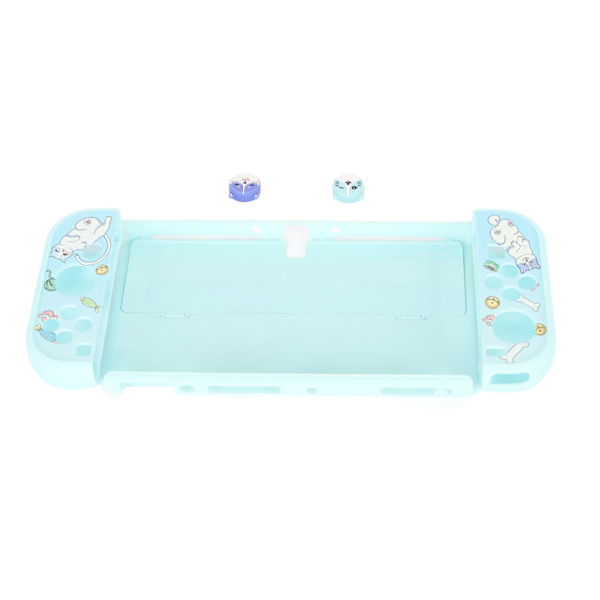 Beskyttende deksel for spillkonsoll, mykt, full beskyttelse, ergonomisk grep, glatt berøringsskall for Switch