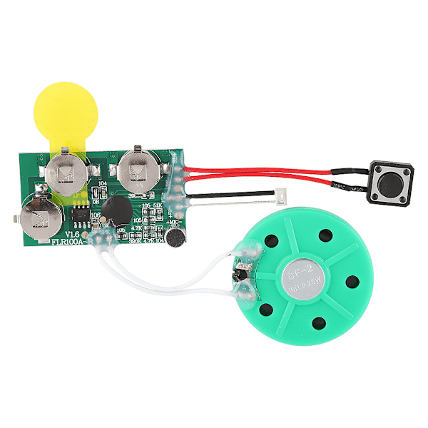 DIY-hilsenkortbrikke 60 sekunder opptakbar stemme lydchipmodul