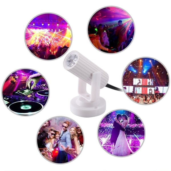 Mini Beam Light Projektor LED Spotlight Scene Effekt Lys KTV B