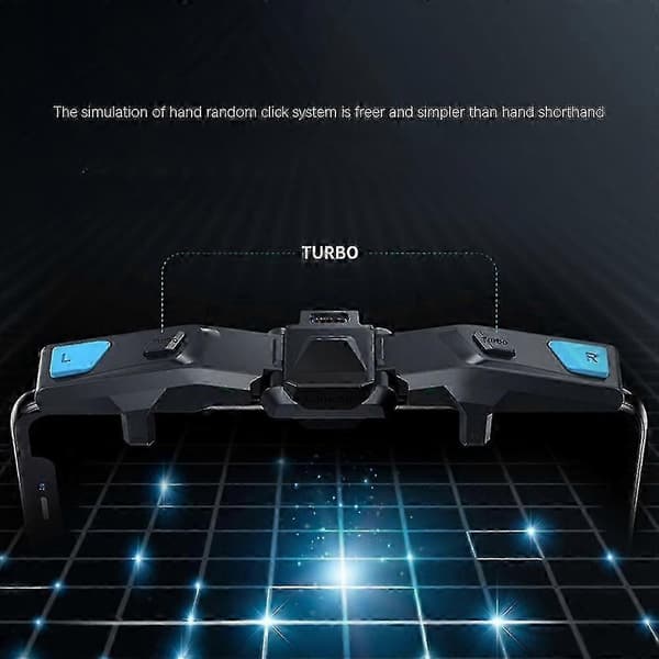 F4 Falcon mobil gaming-controller kompatibel med PUBG, Android Joystick Gamepad - Sort