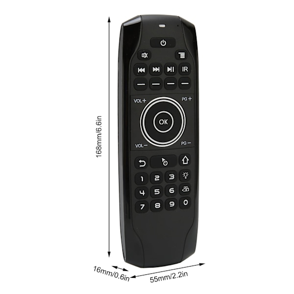 Stemmefjernbetjening Bluetooth Air Remote Control til TV Box Computer Smart Television G7BTS Bluetooth-version uden modtager