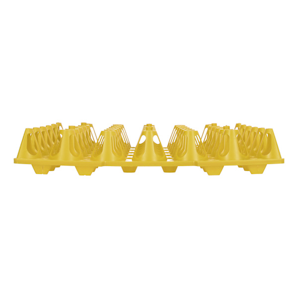 5PCS Plast Egg Flats 30 Cell Egg Kasser Holder Brett for Oppbevaring Transport Hjem Gård Tilbehør Gul