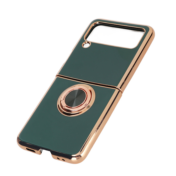 Smartphone skyddande fodral bil magnetisk telefonfodral med 360 graders rotation finger loop stativ för Z Flip 3