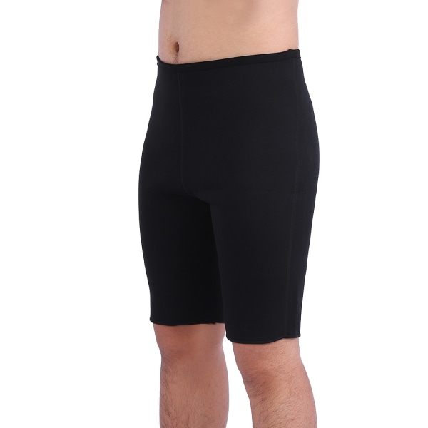 Slankende Body Shaper Stretch Shorts Neoprene Fitness Løping Unisex Trusser (XL)