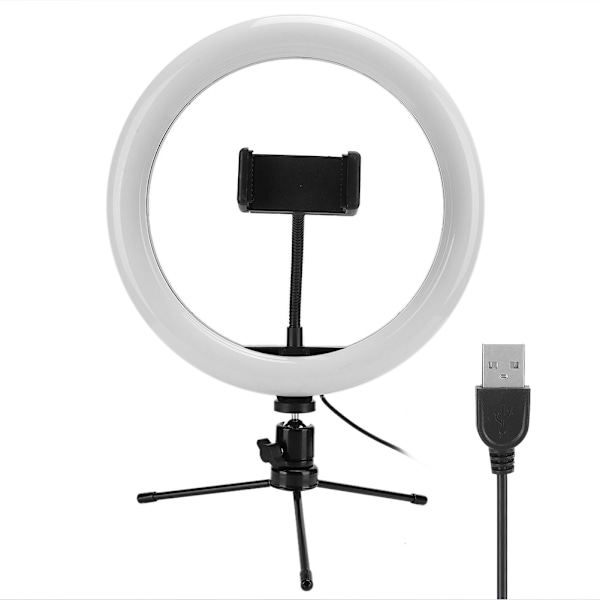 26cm Live Broadcast Ring Fill Light Universal Ballhead Desktop Bracket Mobiltelefonklämma Tillbehör