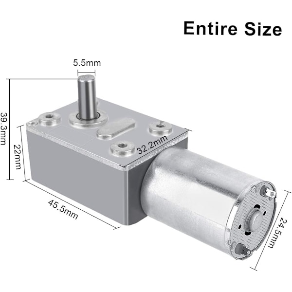 Reversibel Motor För Kontorsautomation, Precisionslindningsteknik Säkerställer Högt Vridmoment Helmetallväxlar, Låghastighetsväxel Reversibel Reduktion