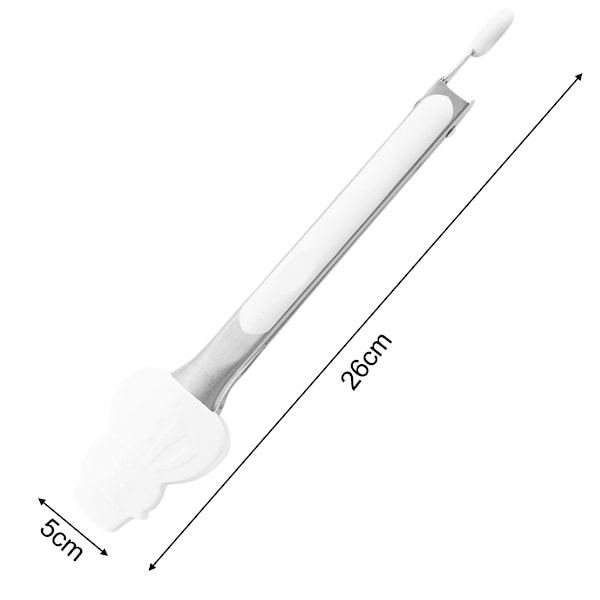 Jul Silikon Mini Tänger, 23 cm Små Tänger För Matlagning, Små Färgglada Tänger För Servering av Mat, Isbitar, Frukt, Socker (Julgran) Style 3