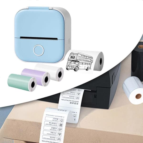 GETIT Termisk Printer Lomme Printer Foto Printer Bærbar Gave Kvitteringsprinter