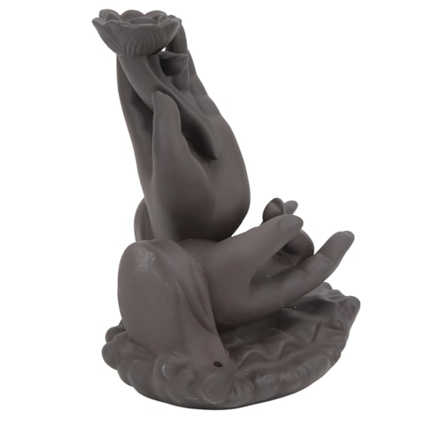 Buddha hånd foss røkelse brennere røyk foss moderat størrelse tilbakeløp røkelse holder for soverom studier kontorer