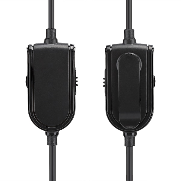 TPE sort bærbart gaming headset hovedtelefon lydkabel med 3,5 mm stik til Logitech Astro A10/A40/A30/A50