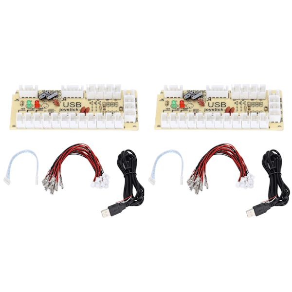 Arkadspelkontroller USB-kodare Noll fördröjning USB till joystickknapp för PC för MAME för Raspberry Pi Retro