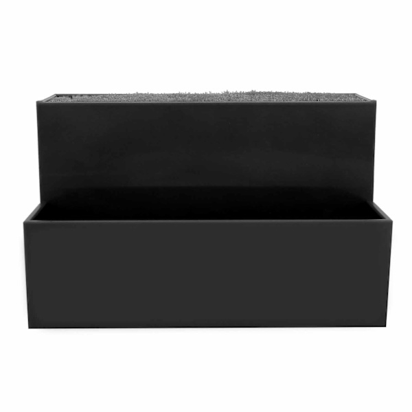 Salong Hårklippningsklämmor Box Sax Förvaringslåda Organizer Frisörverktyg TillbehörSvart