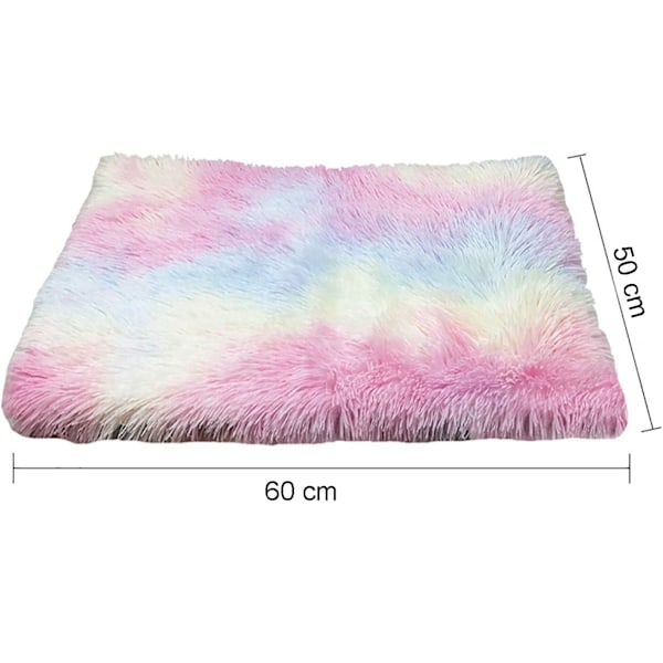 Mysig Hörna, Varm Grotta, Självvärmande Kattsäng, Hållbar Hög Kvalitet, Halkfri Botten, Regnbågsfärgad Bäddstil för Små Husdjur, Minimalistisk Design