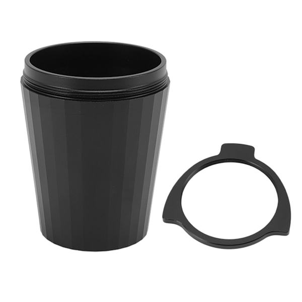 54mm Kaffe Doseringskopp Aluminiumlegering Portafilter Doseringsmugg för Kaffemaskin Svart