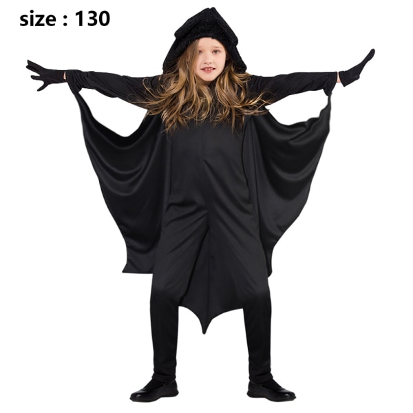 Børns Vampyr Flagermus Kostume, Drenge Piger Jumpsuit Børn Rolle Pl